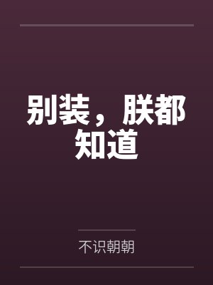 多情自古小说丽夫人封面